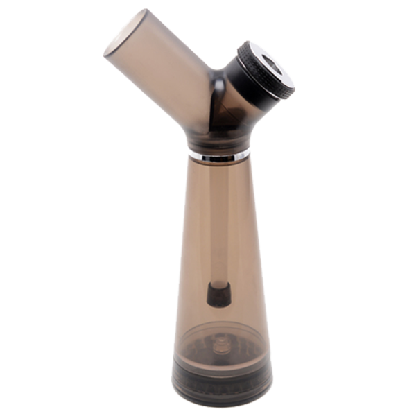 Acrylbong Traveller mit Grinder und Storage 23cm