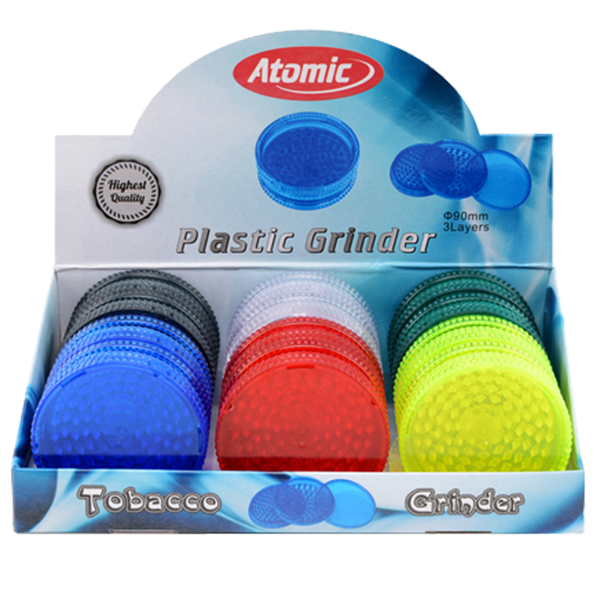 Acryl Grinder mit Stash XXL 90mm 3-teilig