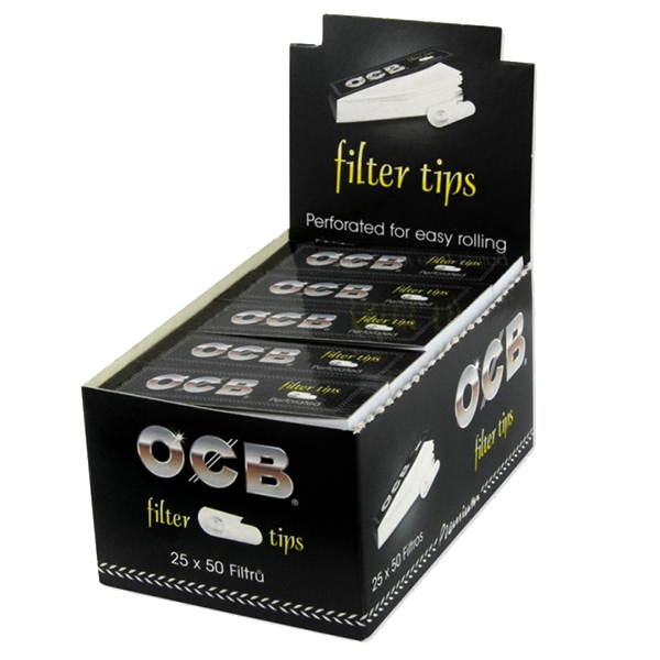 OCB Filter Tips Black