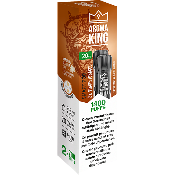 Aroma King SMART 2 Pods Virgin Tobacco 20 mg